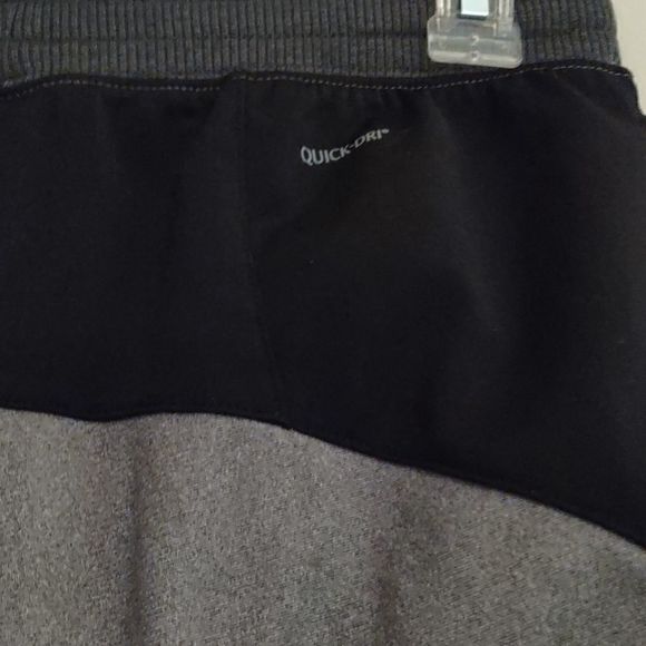 Xersion Women's size S gray black trim drawstring sweatpants zip ankle quick dry - Picture 3 of 8